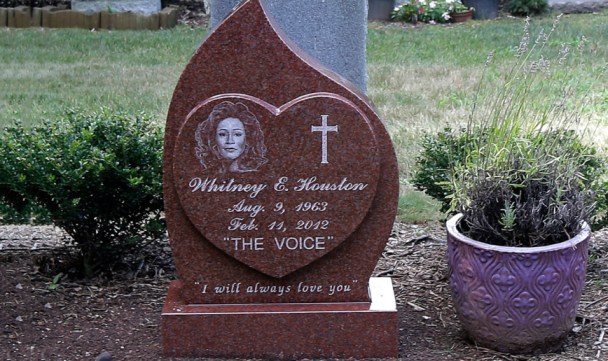 Whitney Houston Headstone