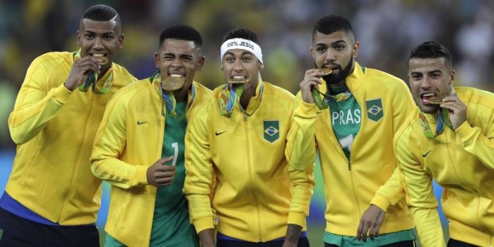 Medalha de Ouro Olimpica no futebol uma conquista do Brasil no Rio 2016